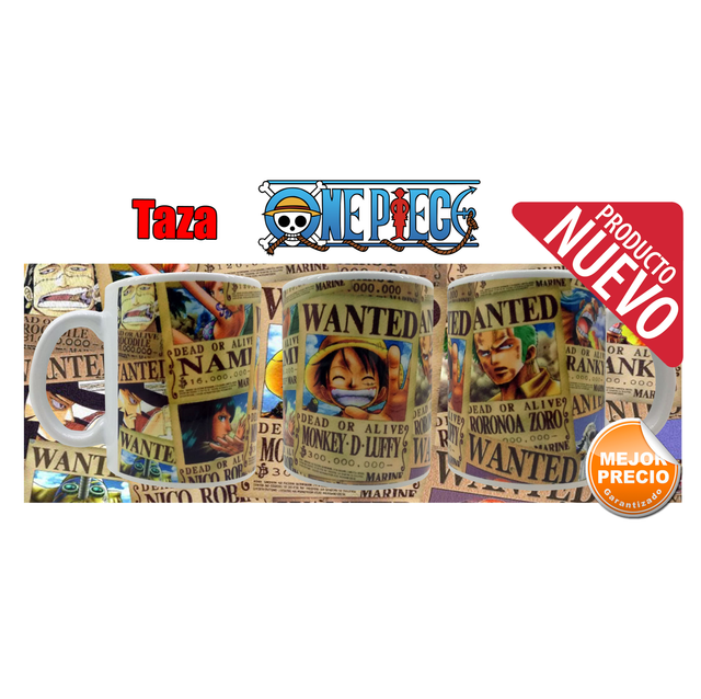 TAZA 325 ml ONE PIECE