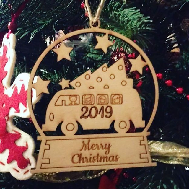 Custom Camper Christmas decoration