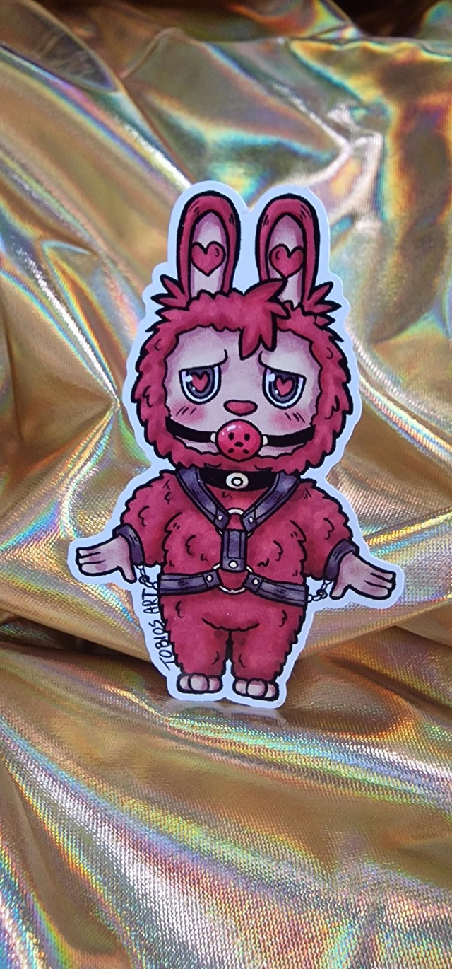 BDSM Labubu Vinyl Sticker 
