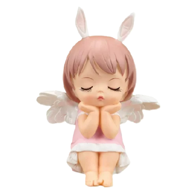 Fée petite - Fée penseur rose