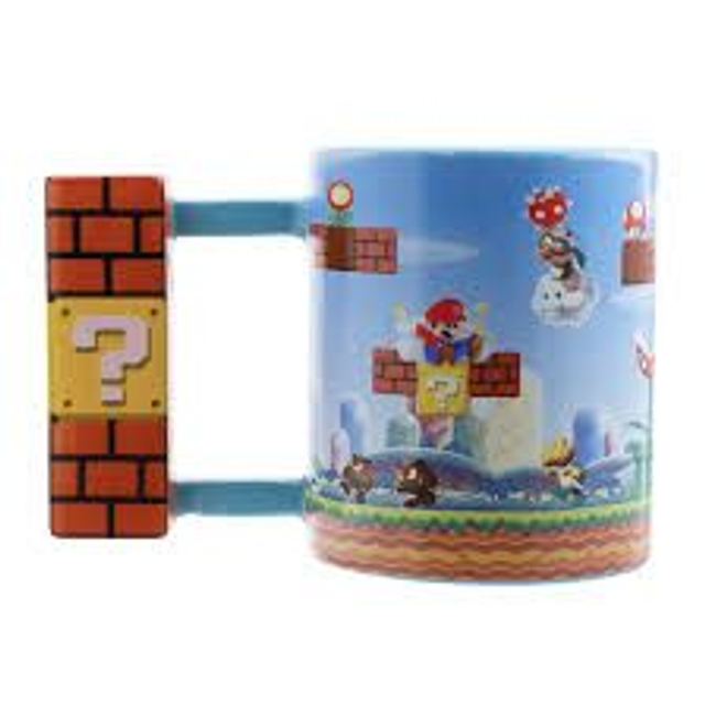 Super Mario: Level-Shaped 3D Mug