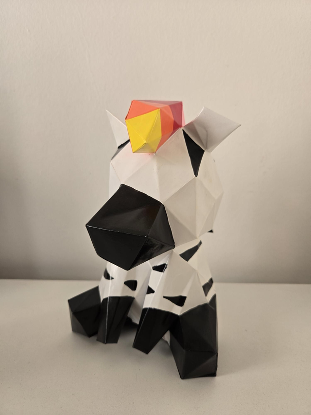 Rainbow – Zèbre Licorne en Papier ou Figurine Poétique