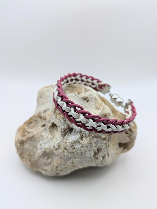 Slim Flat Braid Kumihimo Bracelet (1)