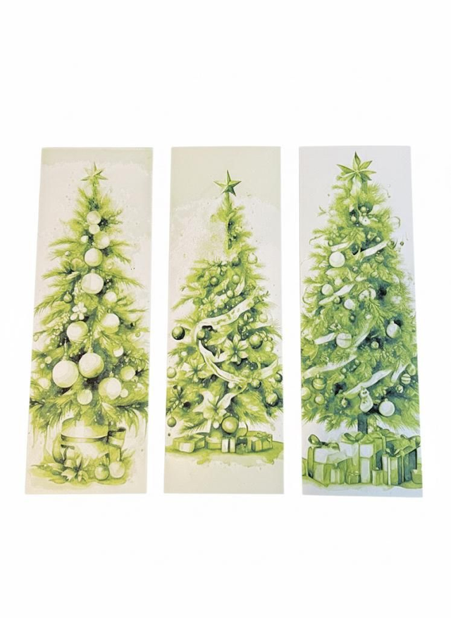 Set of three Christmas Bookmarks