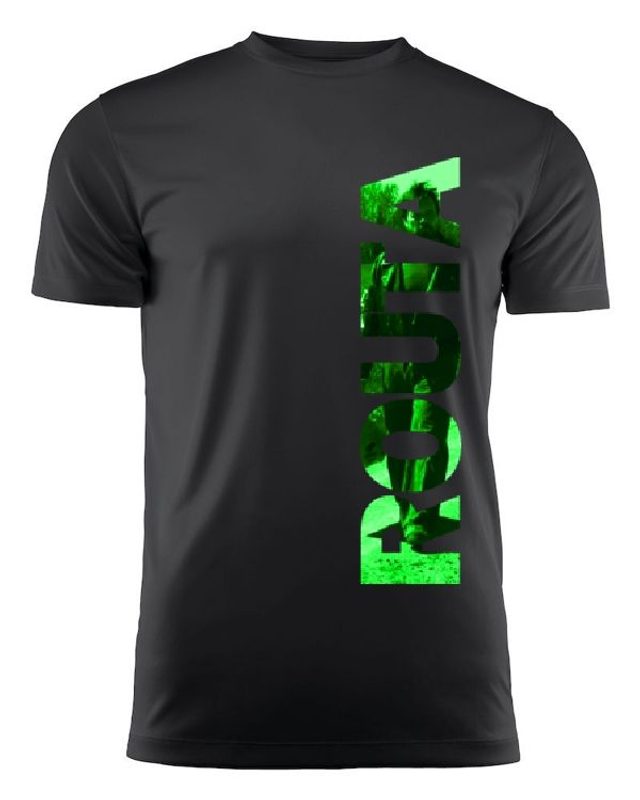 Routa -paita (black and green)