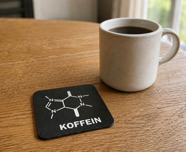 Koffein-Molekül-Untersetzer im 4er-Set 