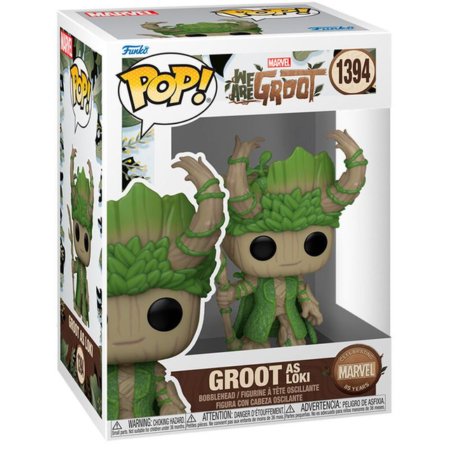 Funko - Marvel We Are Groot - Groot as Loki 9 cm POP!