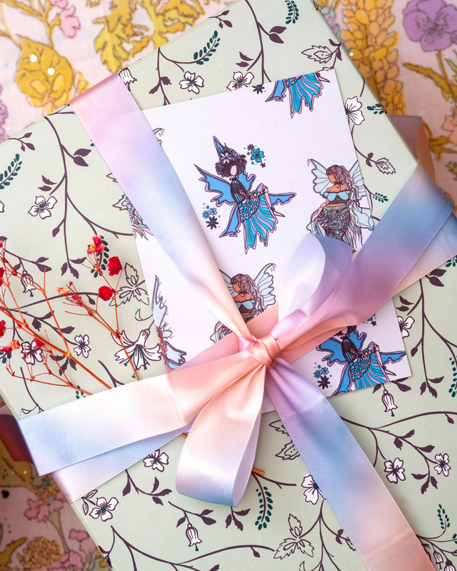 Cartes de voeux "Fairy Magic" (avec enveloppe comprise)