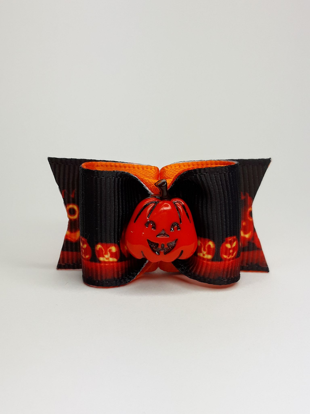 Noeud pour chien simple coque-halloween-citrouille