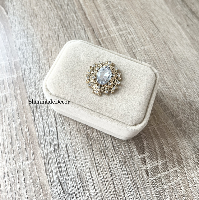 Velvet Ring/Jewellery Box