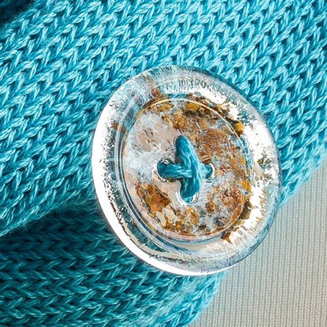 Turquoise Seashore Cotton Infinity Scarf. Mesh lace scarf. Neck Warmer