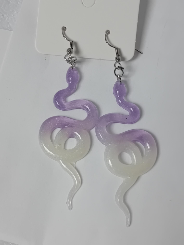 Boucles d oreilles serpent 