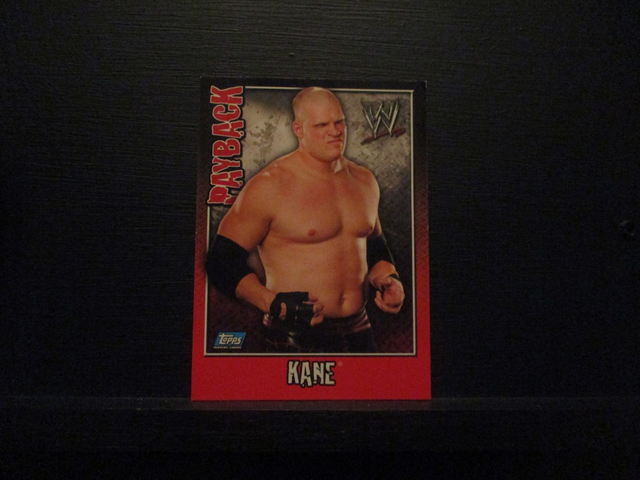 Kane - Payback Original Trading Card #7