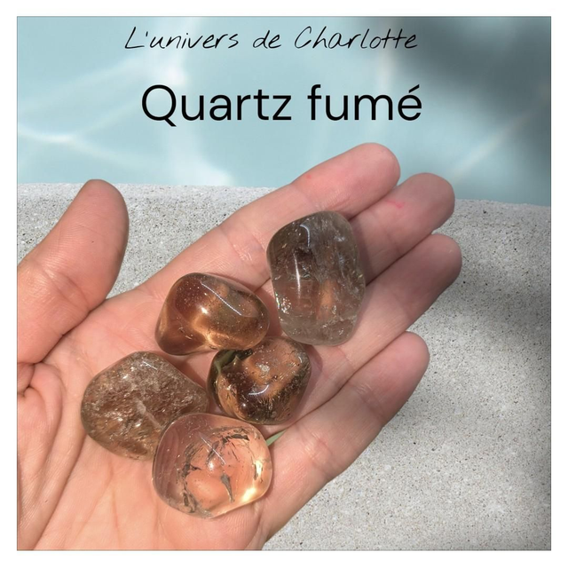 Pierre roulée "Quartz fumé"