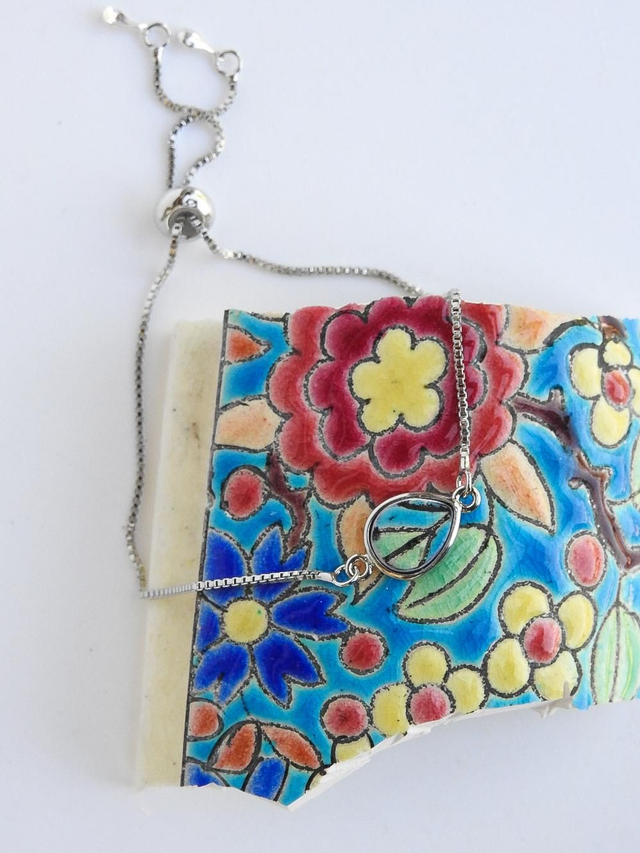 Bracelet simple - faience - Emaux de Longwy no.4