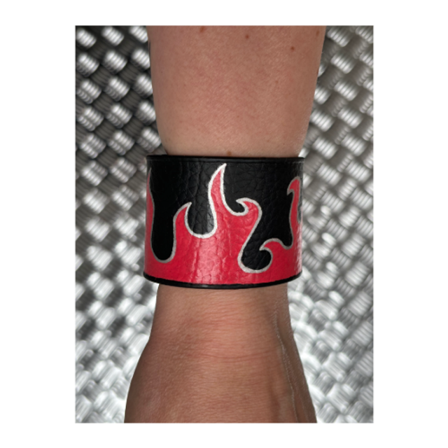 Red Flames Cuff