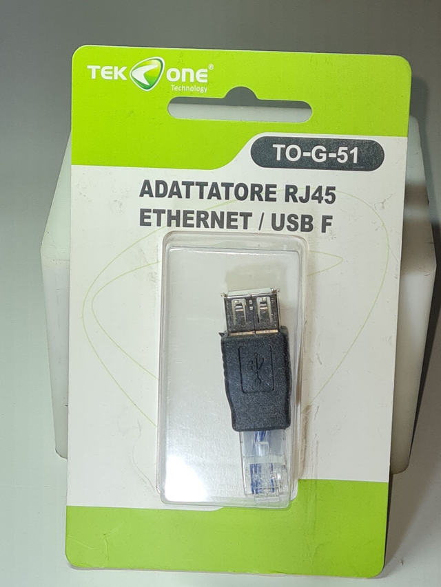 Adattatore RJ45 ETHERNET / USB F