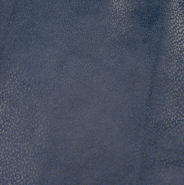 Chute de cuir bleu marine motifs pailleté doublé