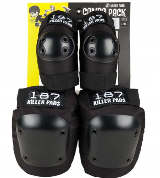 187 Killer Pads - Adult Combo Pack Knee &amp; Elbow