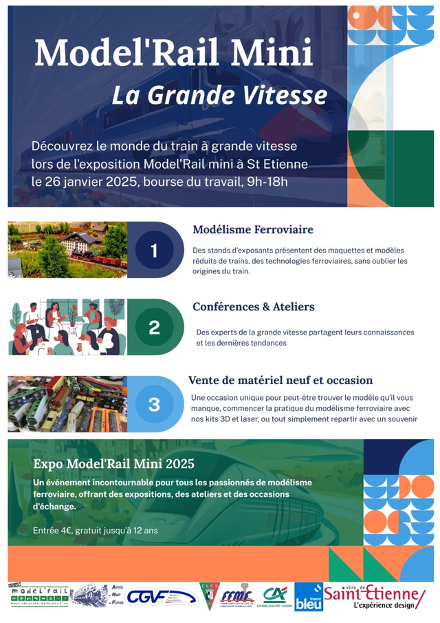 Billet d'entrée Model'Rail Mini 2025