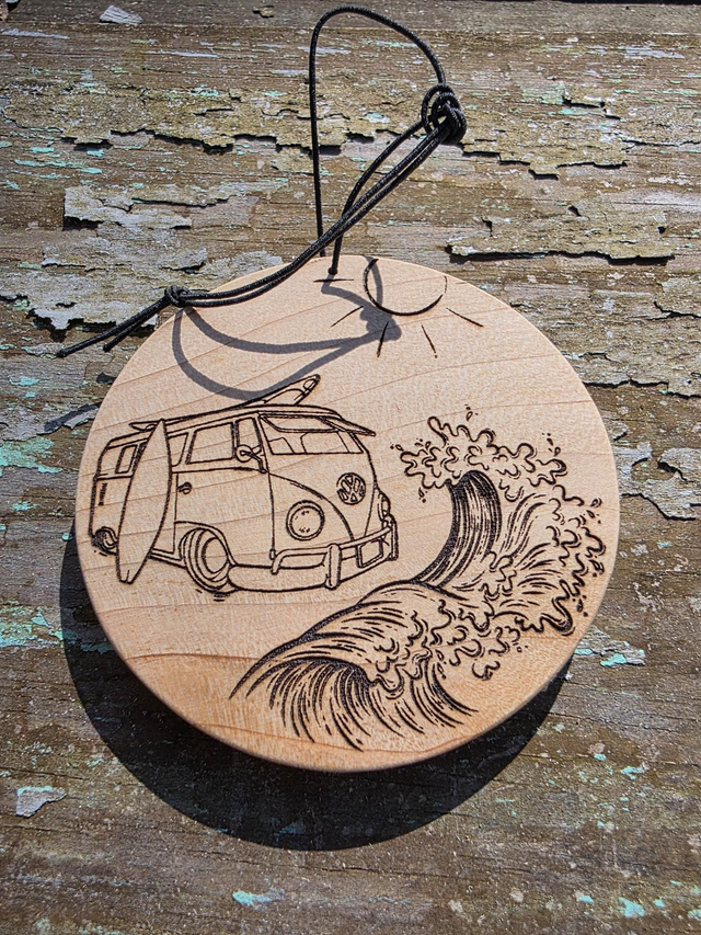 Pendentif voiture Pyrénées + combi