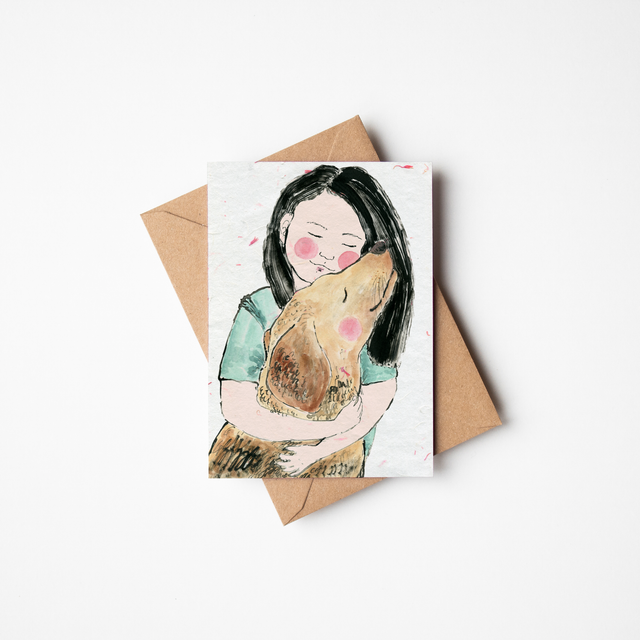 For the love of a dog | A6 Card
