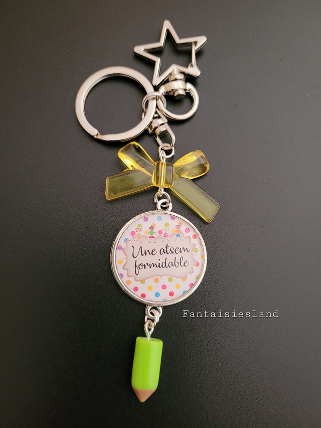 Accroche-clés ATSEM Formidable