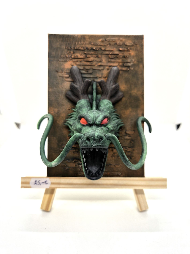 Diorama sur toile "Shenron" 