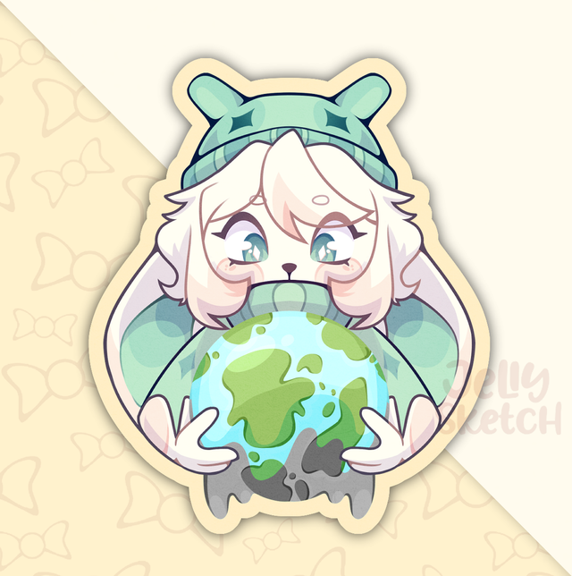 Mochi Planet | OC Sticker