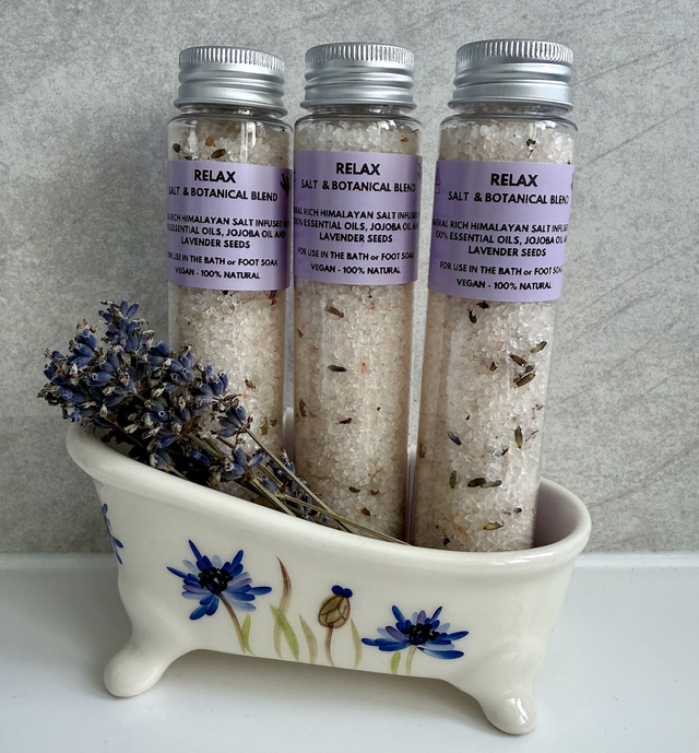 Relax - Salt &amp; Botanical Bath Soak Blend