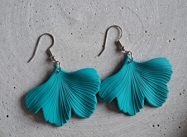 A - Siivet -korvakorut, turkoosi