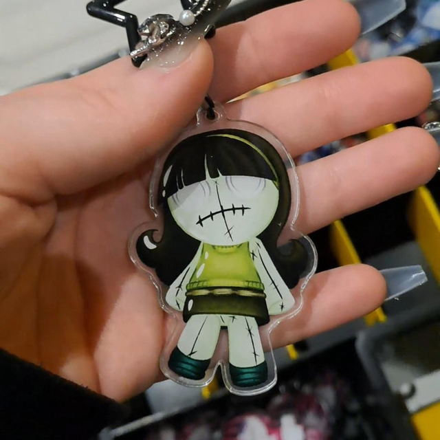 Greenghoul Acrylic Keychain
