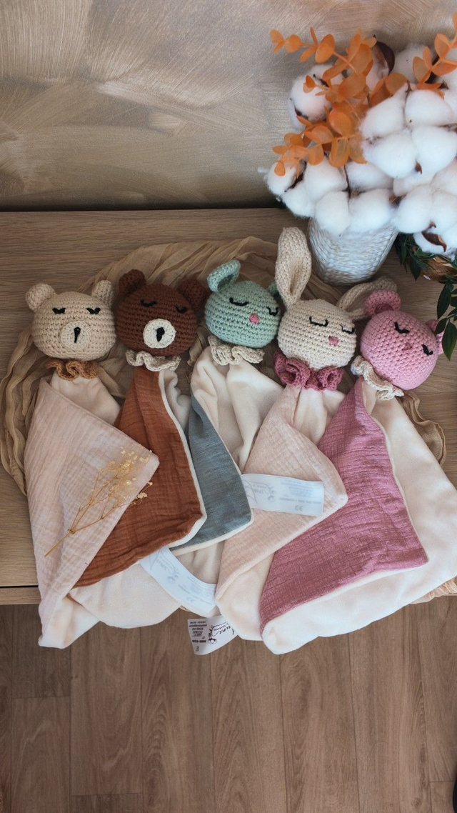 Compagnon tendresse - Minky et crochet