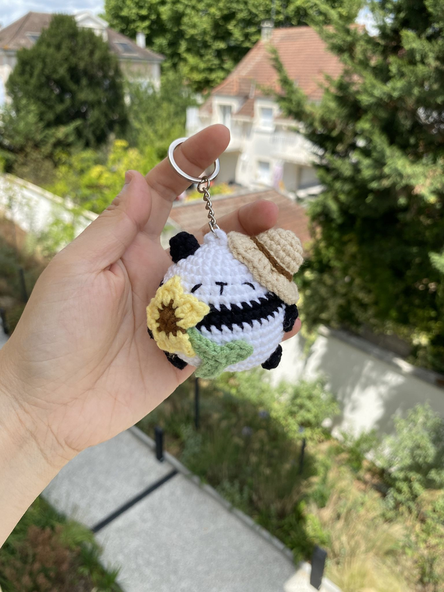 Cute Panda Keychain