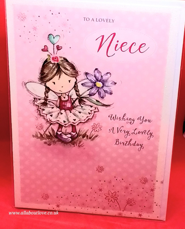 Niece Birthday Card Cute Design 