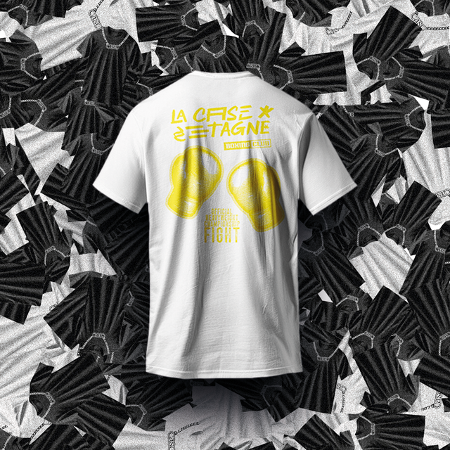 T-SHIRT EXCLUSIF - LA CASE TAGNE - BLANC