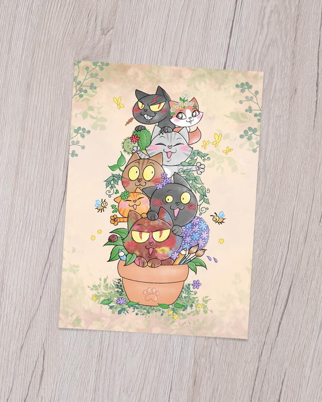 Illustration "Potichats"