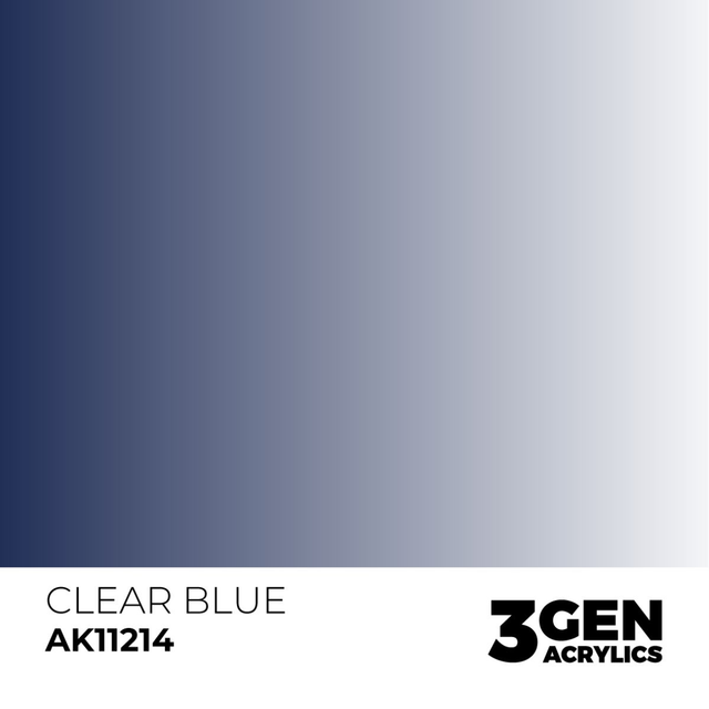 3rd Gen. Acrylics 214 Clear Blue