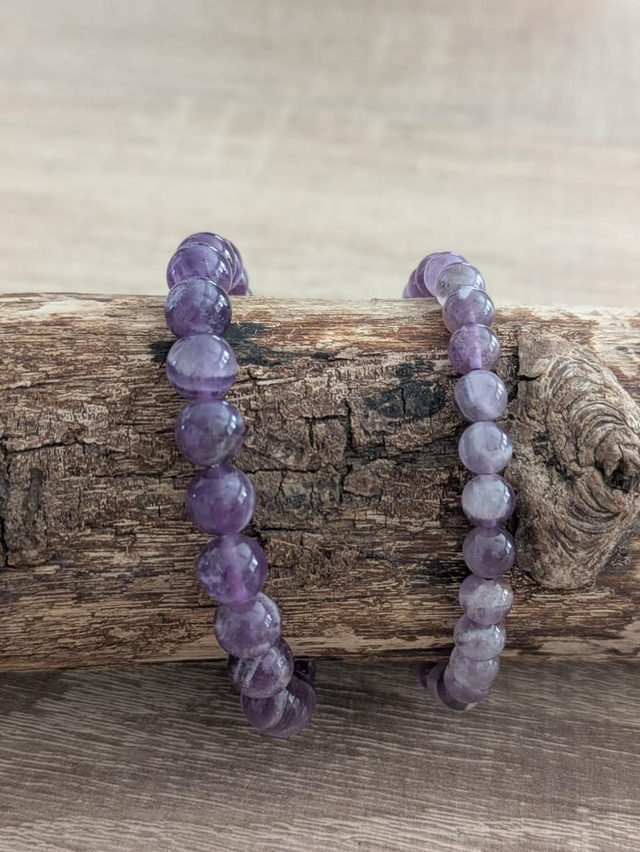 Agate violette claire