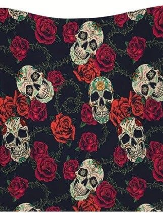 Crâne couverture 150 cm x 200 cm