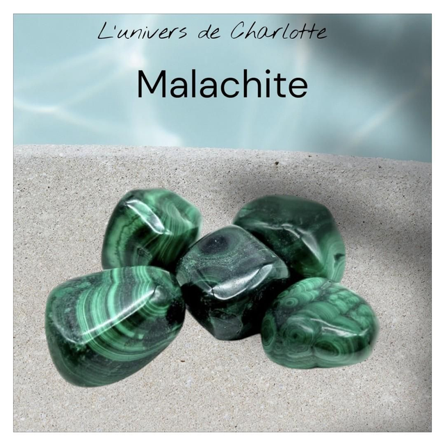 Pierre roulée &quot;Malachite&quot;