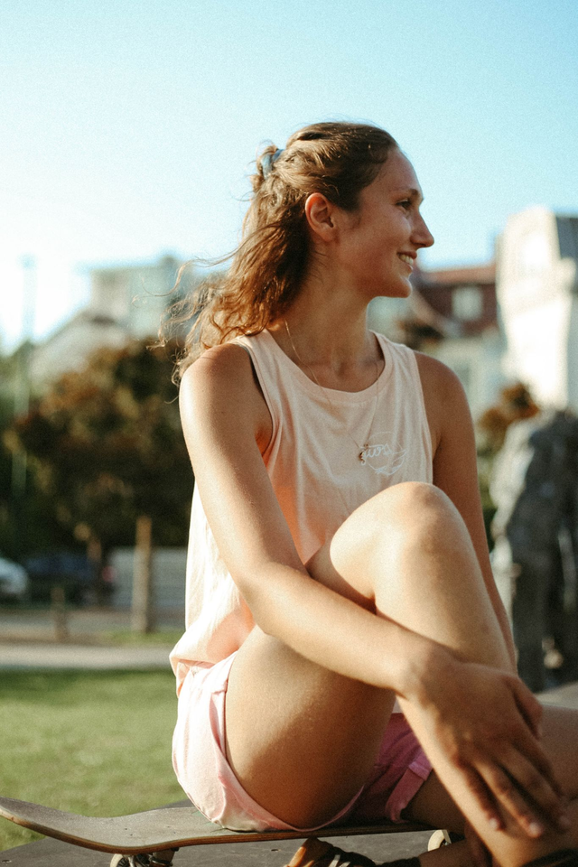 GLORYWAVES BASICS DANCER TANK TOP WOMEN PEACH