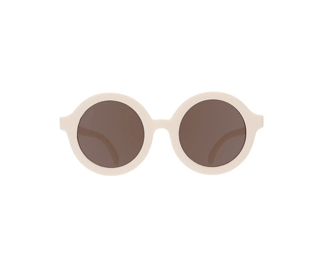 Babiators - Occhiali da Sole Original Round - Sweet Cream - Lenti Ambra - 100% Protezione UVA e UVB