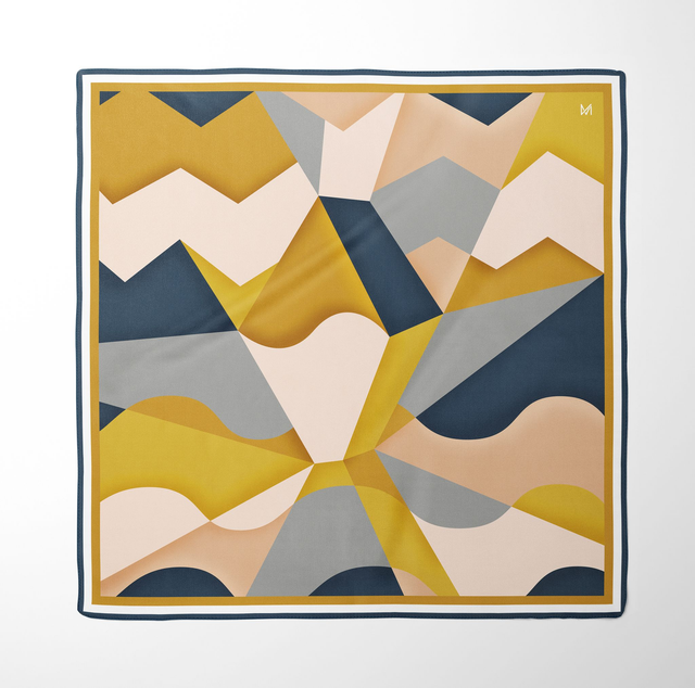 FOULARD IN SETA "BENE/MALE" - ARTE IN SETA