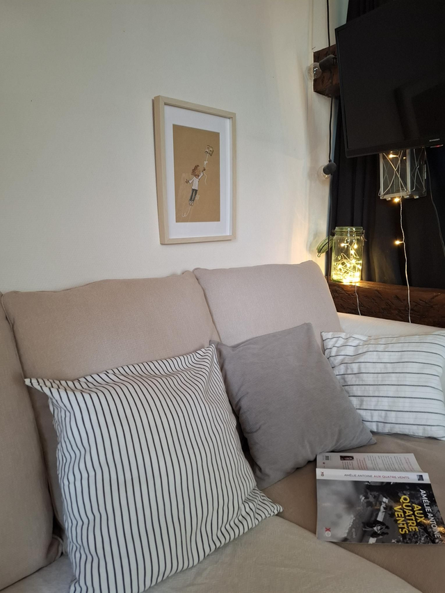 VENDU - "Envol" -  Dessin format A4 sur papier - cadre 32x42 - frais de port compris pour la France