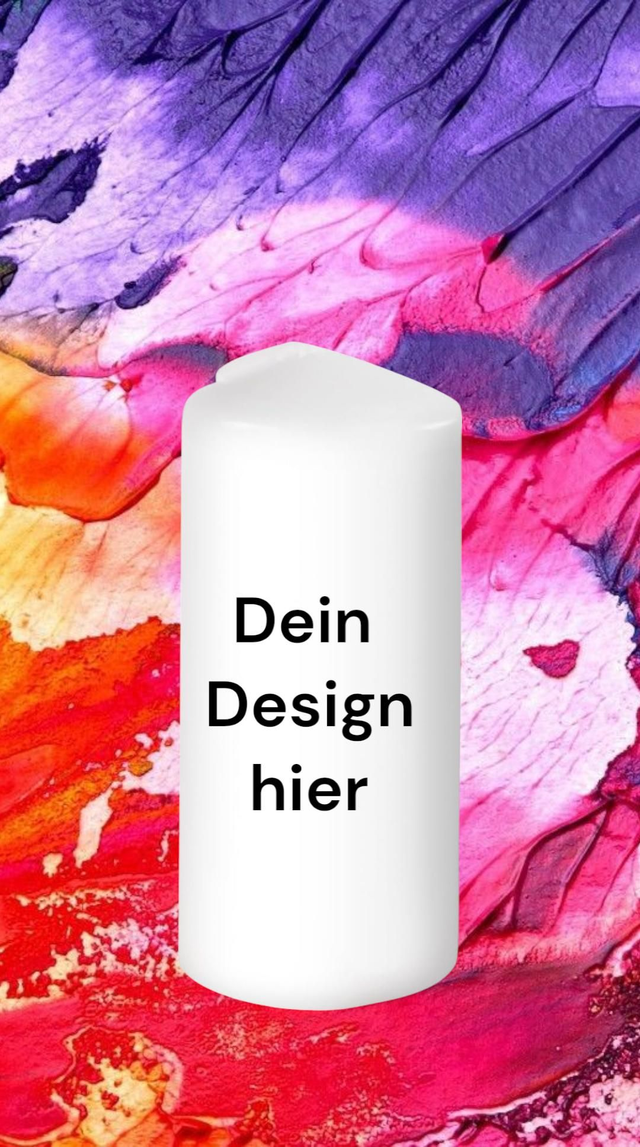 Persönliche Stumpenkerze
mit Namen 