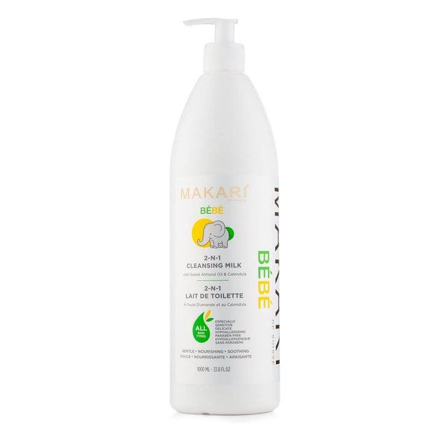 Makari Bebe 2-N-1 Cleansing Milk 1000ml