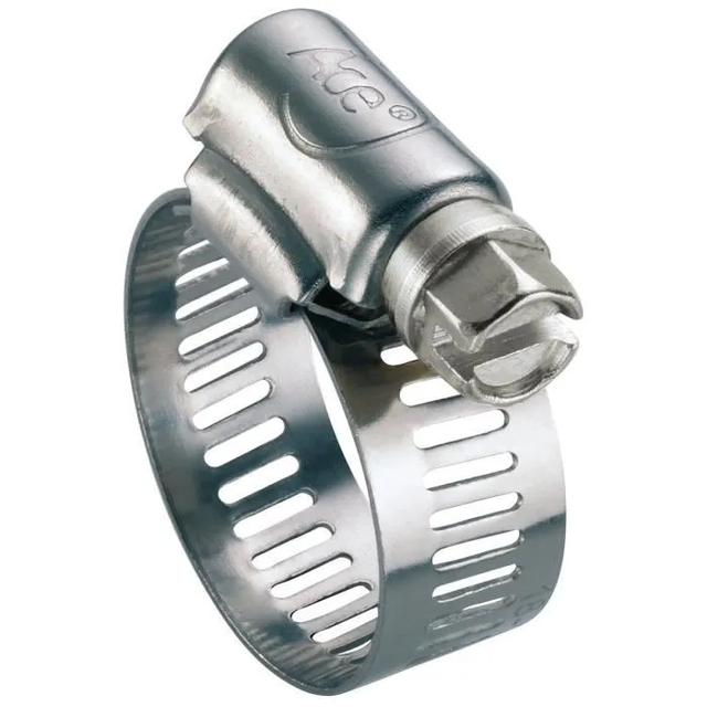 Collier à bande perforée W2 largeur bande 13 mm Ace - Diamètre 92 - 112 mm - Vendu par 10