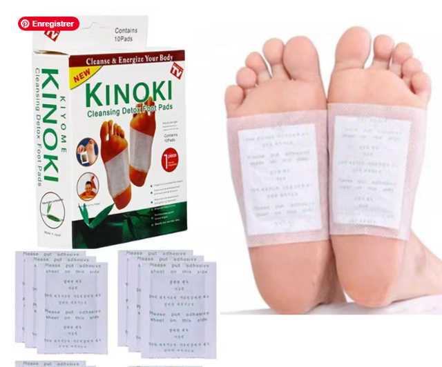 KINOKI PATCH NETTOIE LE SANG PURIFIE LE CORPS