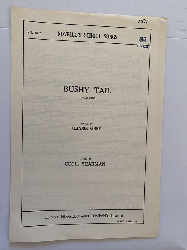 Bushy Tail Vintage sheet music